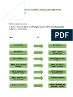 Fundamentals of Project Quality Management: WK-1-Action-Exercises