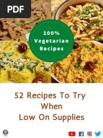 52 Recipes To Try When You're Low On Supplies - Rajshri Food PDF