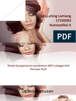 Sariluhing 17330093 Nutrasetikal Skinanging