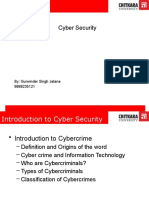 Introduction to Cyber Security and Cybercrimes