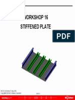 Workshop 16 Stiffened Plate: WS16-1 NAS120, Workshop 16, May 2006 © 2005 MSC - Software Corporation