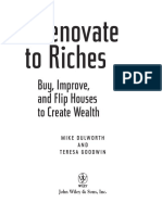 Renovate To Riches - Buy, Improve, and Flip Houses To Create Wealth PDF