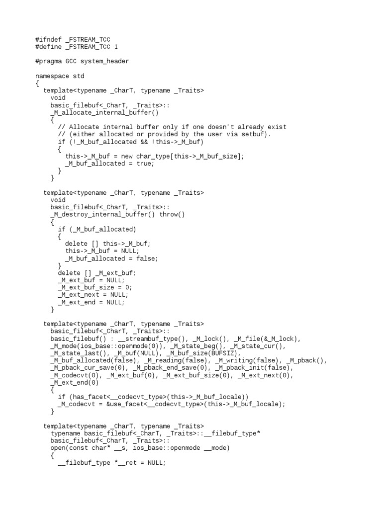 Fstream C++ Source Code PDF Software Development Computer Data