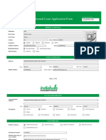 Personal Loan Application Form