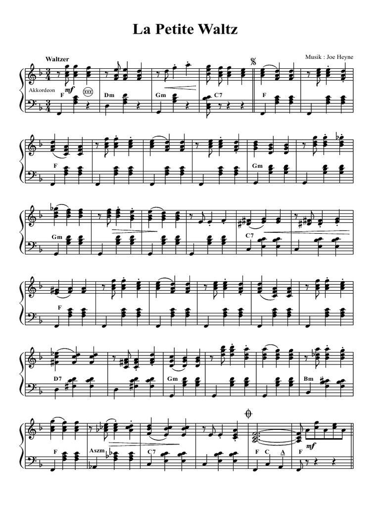 La Petite Valse | PDF | Valses | Formes musicales