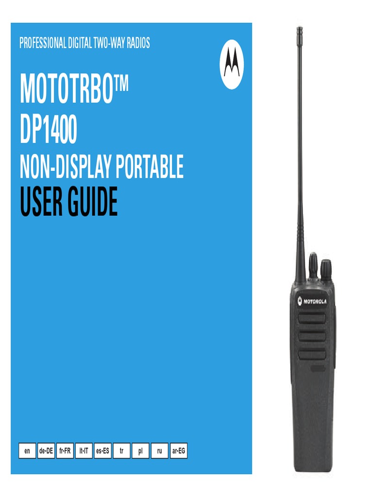 Motorola dp1400 Pti502c Digitaal PDF | PDF | Copyright | Radio