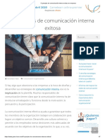 5 Ejemplos de Comunicación Interna Exitosa en Empresa PDF