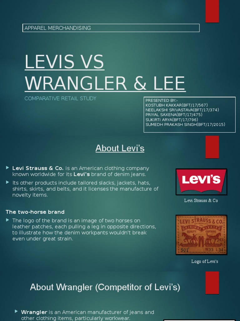 mavepine omdømme jul Presentation On Levis Wrangler & Lee | PDF | Jeans | Advertising