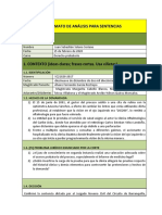 Analisis Sentencia 14 de Febrero 2020 Probatorio