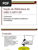 TREINAMENTO NORMALIZAÇÃO APRESENTAÇÃO