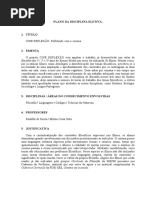 PLANO DA DISCIPLINA ELETIVA - Cine Reflexão.docx