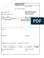 Shanmugha Precision Forging Non - Conformance Report: Rejected