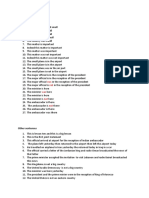 Lesson 10 Sentences About Countries, Planes, Officials and Matters