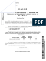 20200422_Publicación_Anuncio_Anuncio resultado final oposicion Oficial Policía Local