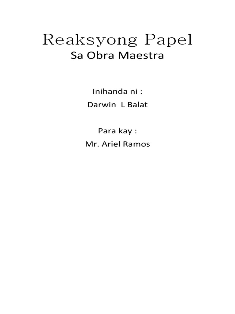 Obra Maestra