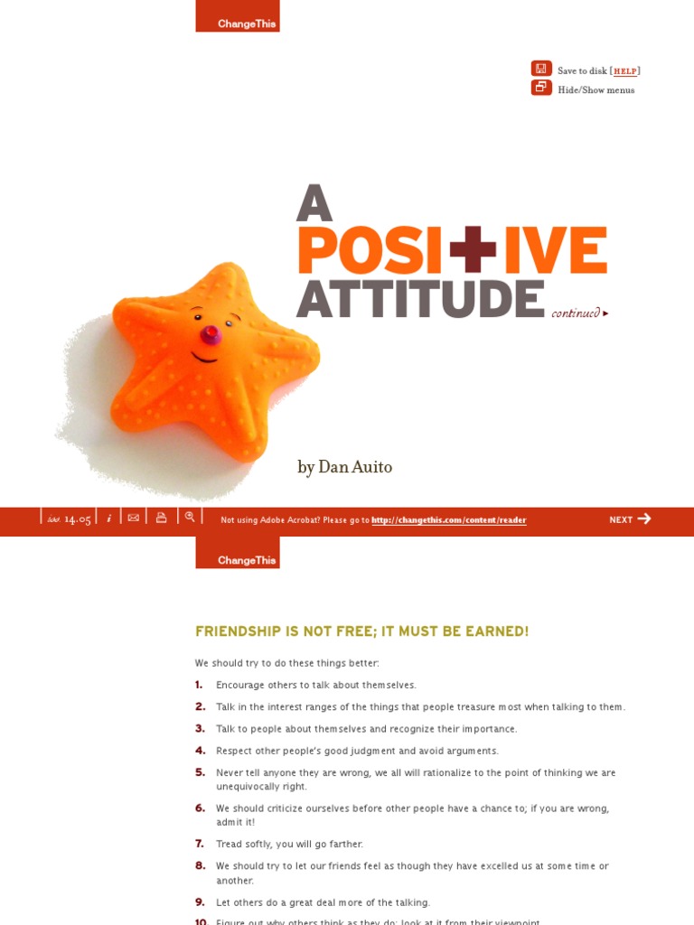 Positive Attitude PDF | PDF | Forgiveness | Psychological Concepts
