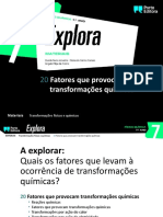 20 Fatores transformações químicas