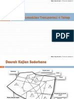 Perencanaan Dan Pemodelan Transportasi 04 Konsep 4 Step Model PDF