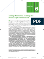 Doing Research Joining Scholarly Conversation PDF