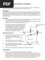 025D Spring Oscillation by Data Logger