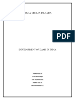Jamia Millia Islamia: Development of Dams in India