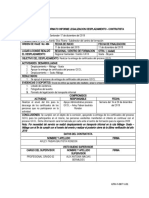 GTH-F-087 Formato Informe Legalizacion Desplazamiento Del Contratista V.01