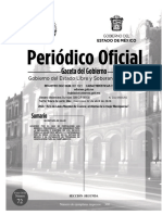 Gaceta Del Gobierno Edomex 22 de Abril Salud