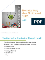 The Inside Story About Nutrition and Health: Unit 2