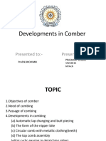 Developments in Comber: Presented To:-Presented by