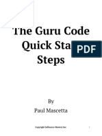 The Guru Code - Quick Start Steps PDF