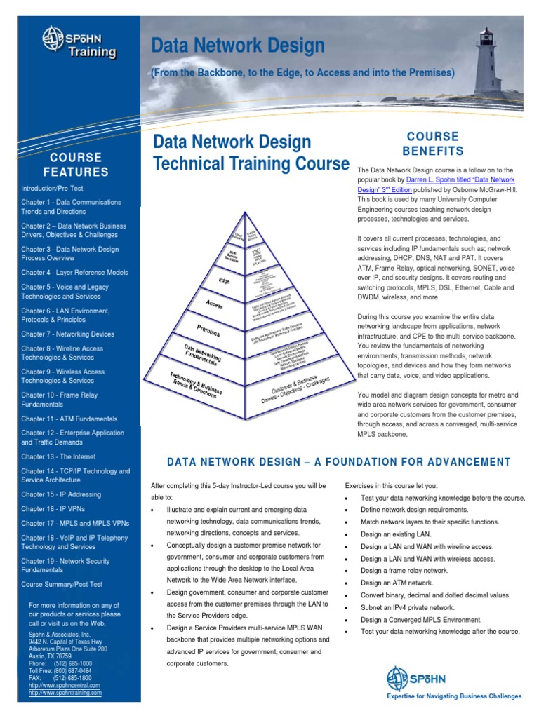 Data Network Design Technical Training Course | PDF | Wide Area Network ...