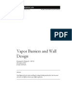 Vapor Barriers and Wall Design, Joseph Lstiburek PDF