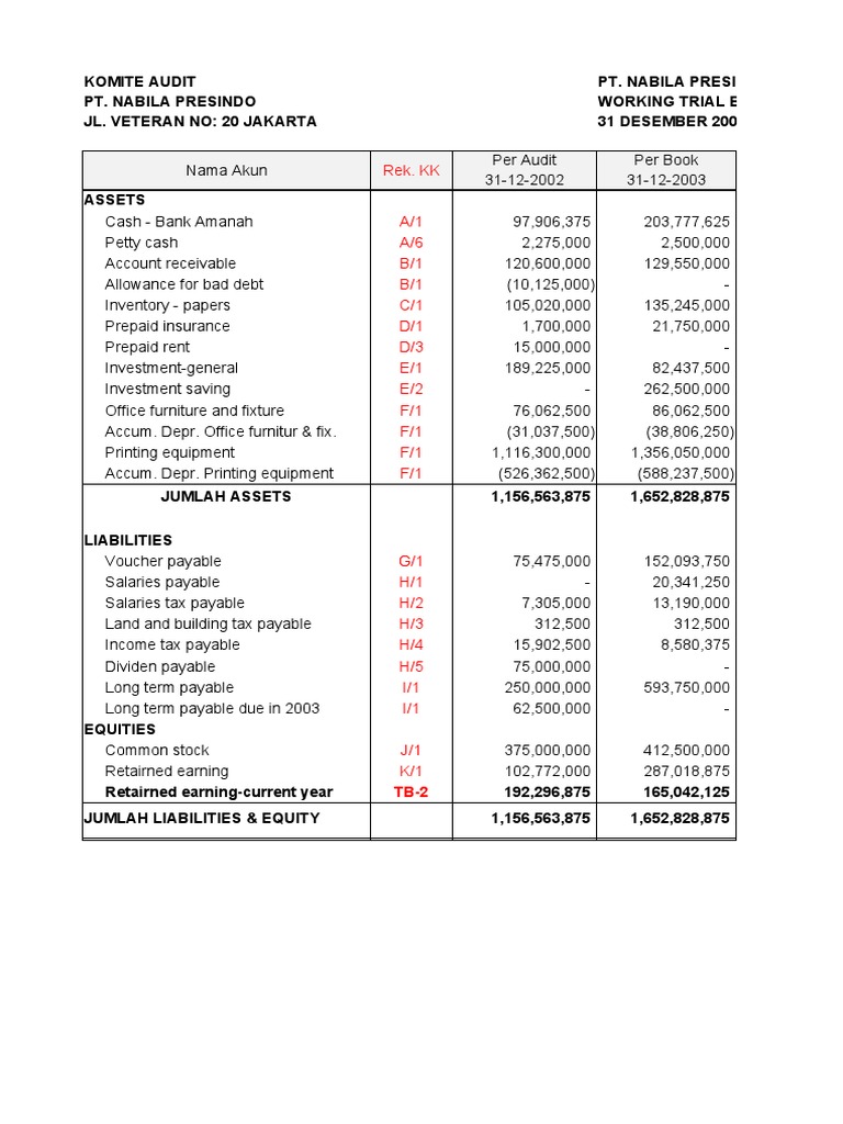 AUDIT | PDF | Financial Accounting | Balance Sheet