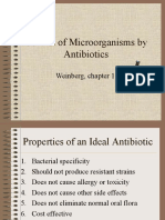 Control of Microorganisms by Antibiotics: Weinberg, Chapter 11