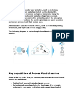 Key Capabilities of Access Control Service