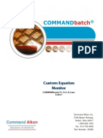 Custom Equation Monitor: Commandbatch V1.7.4.1 & Later 5/18/11