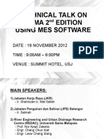Technical Talk On Msma 2 Edition Using Mes Software