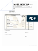 NO Description Unit Price RM Unit Total RM: Quotation For Onsite Fiber Cable Installation