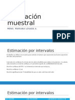 Estimación Muestral