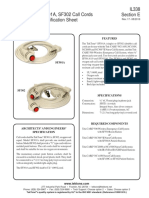 IL338 Section E SF301A, SF302 Call Cords Specification Sheet