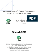 Protecting Karachi’s Coastal Environment Impact of Land Based Activities - 17 June 2010