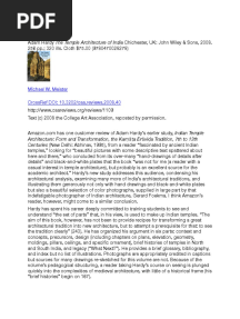 Hardy The Temple Architecture of India R PDF