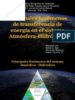 Principales Fenómenos en El Sistema Atmósfera - Hidrósfera