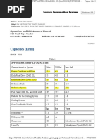 Capacities (Refill) : Operation and Maintenance Manual