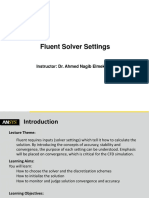 Lecture 7 Fluent Solver Settings PDF