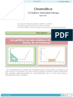 1.2 Gráficos Velocidad-Tiempo. Ejercicios PDF