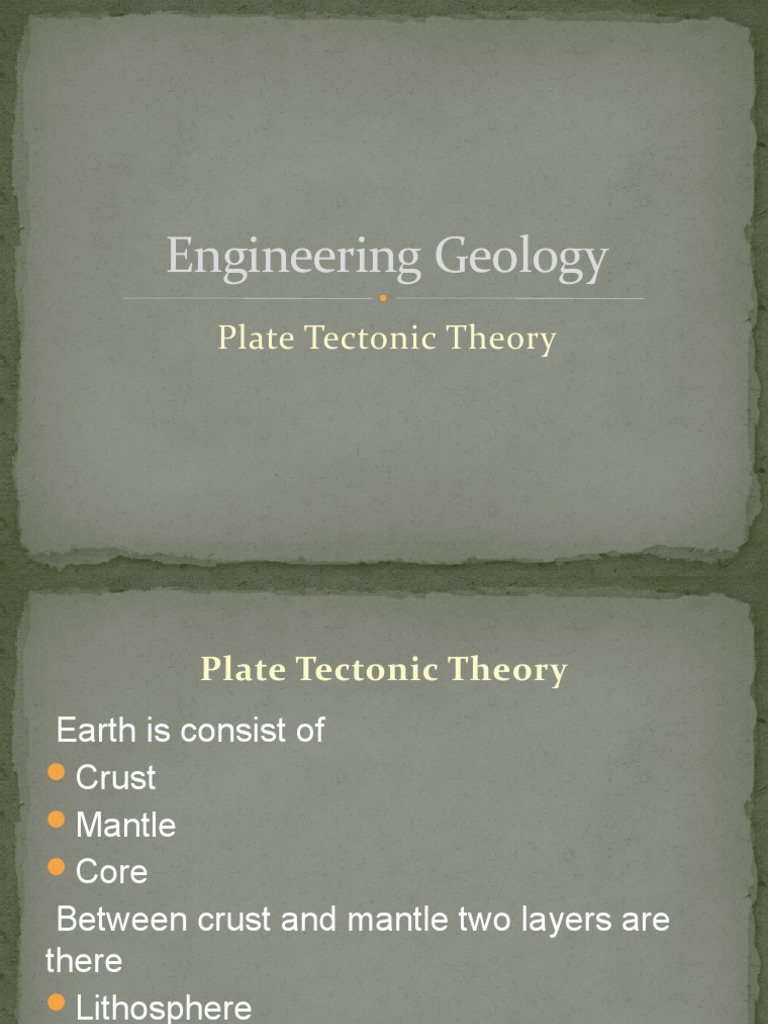 Overview of Plate Tectonic Theory | PDF | Plate Tectonics | Global ...
