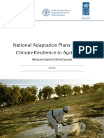 National Adaptation Plans: Building Climate Resilience in Agriculture