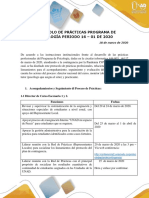 Protocolo de Prácticas - Plan de Contingencia PDF