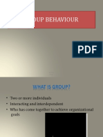 Group Behaviour: Ob-Bba Pune 1